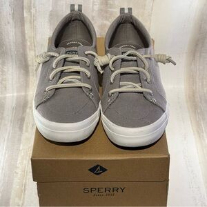 Sperry Grey Creat Vibe Canvas Sneakers